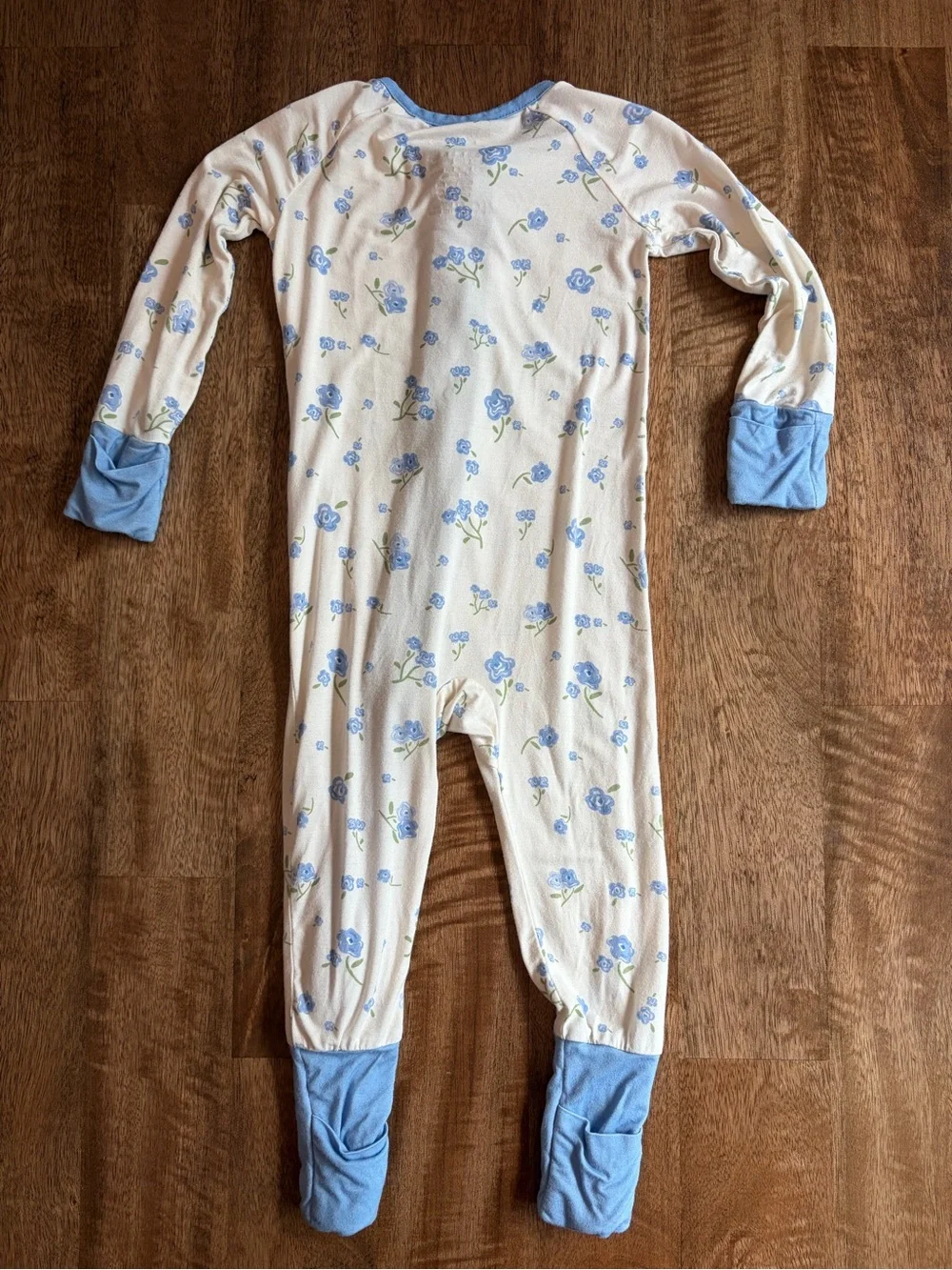Little One Shop Bamboo Floral Footie One-Piece Pajama - Baby